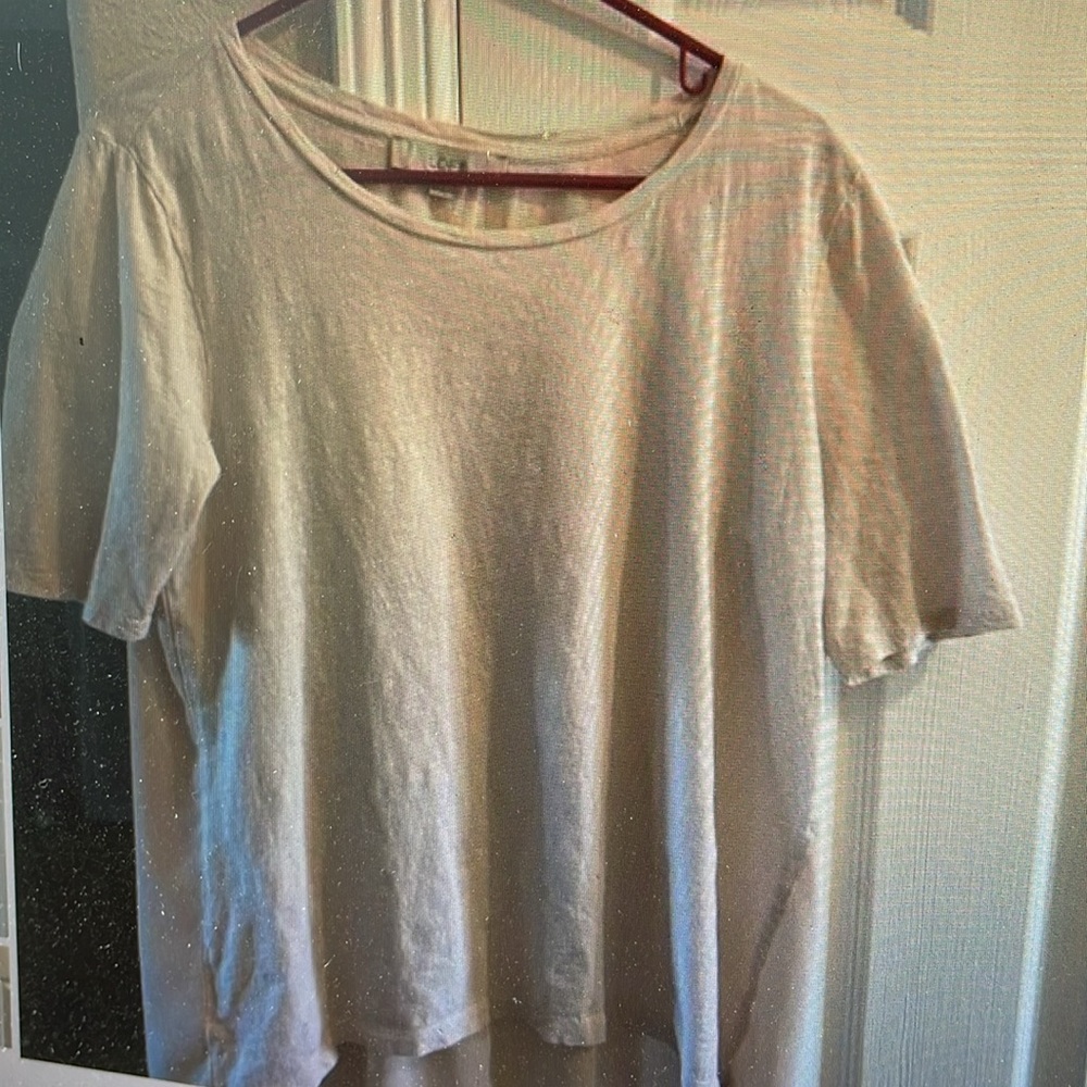 LOFT short sleeve pale pink TEE M